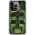 Liquid Blue Green Skulls iPhone 16 Pro Clear Case
